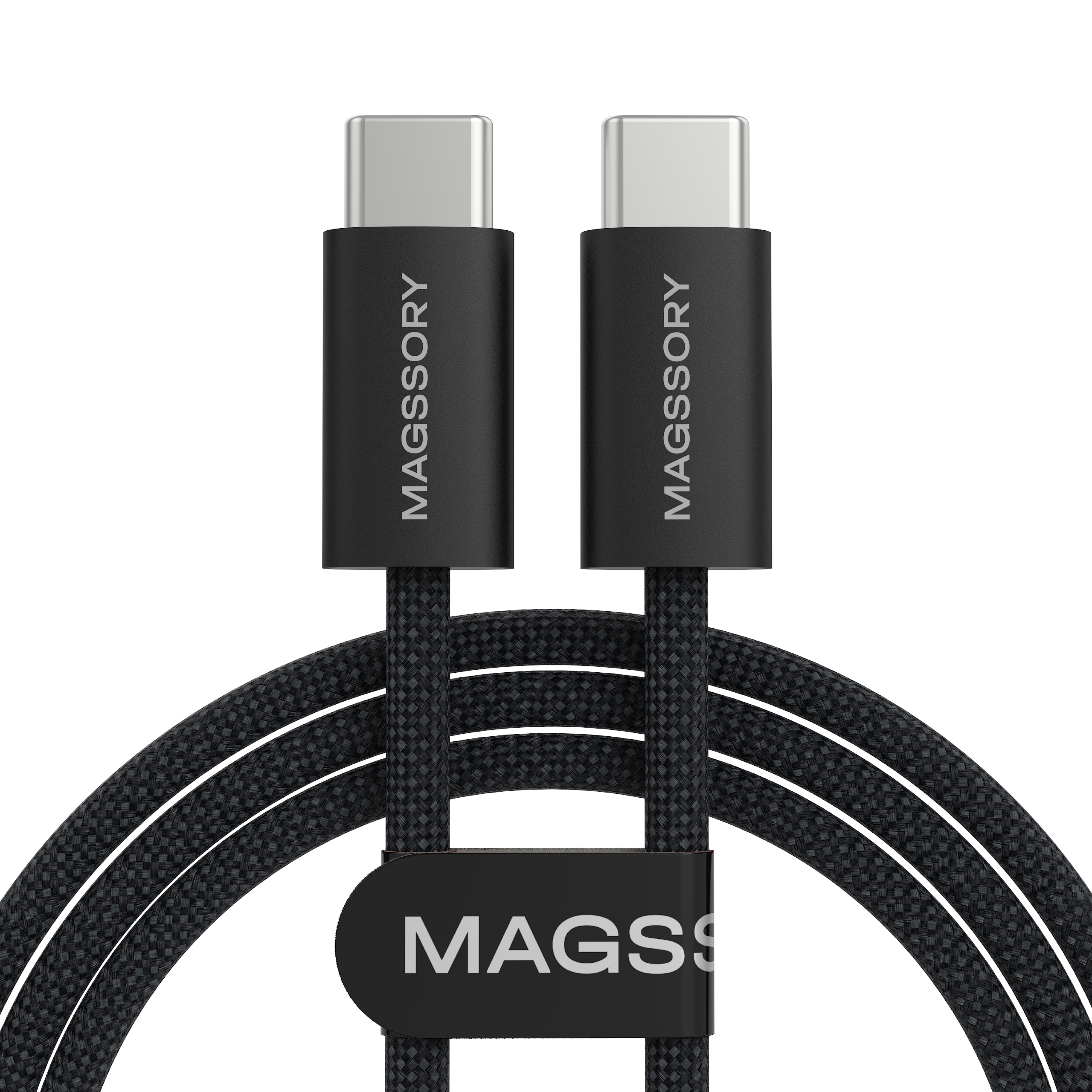 Кабель Magssory Line C 60W USB-C, 1,5 м Black, Чёрный — CBL002 b 1